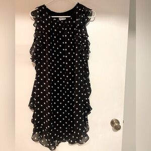 Black and white Polka Dot dress -Shelby & Palmer - Size 6